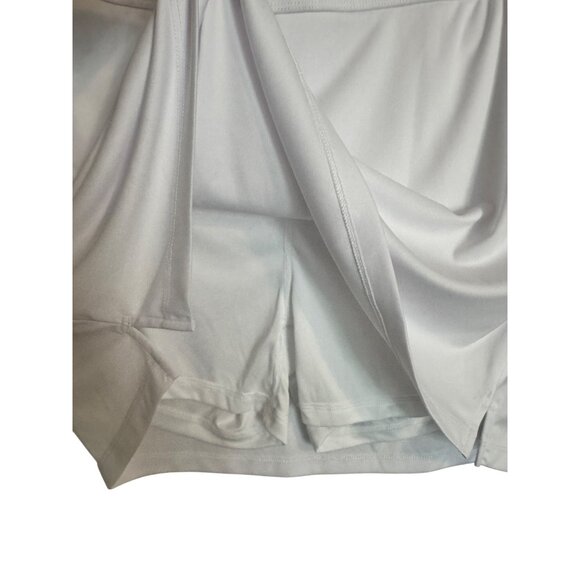 Greg Norman Golf Play Dry Skort Size Large White NWT $69 Pockets Stretchy - Picture 2 of 9